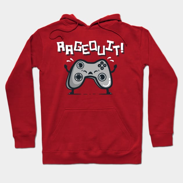 Ragequit Hoodie by fishbiscuit